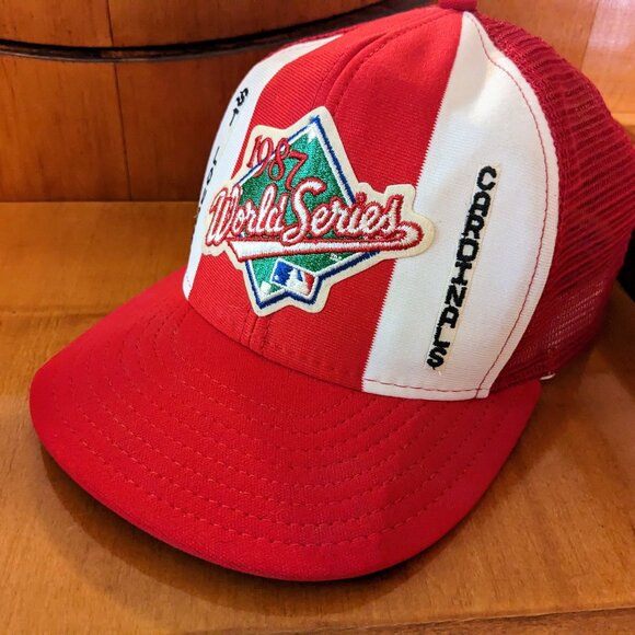 Vintage 1987 MLB Major League St. Louis Cardinals World Series Cards Birds Hat - Picture 3 of 7